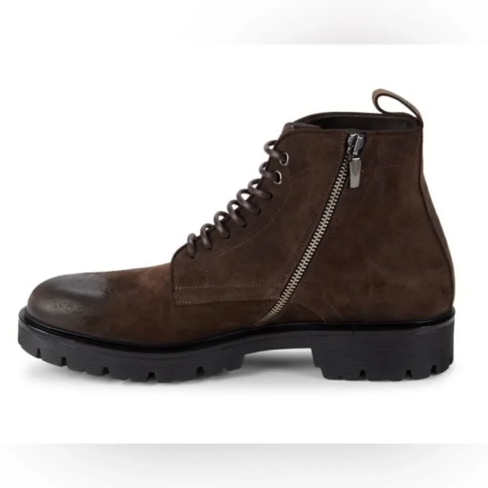 NEW in BOX Good Man Brand - Men’s Modern City Leather Ankle Boots- Brown Size 12